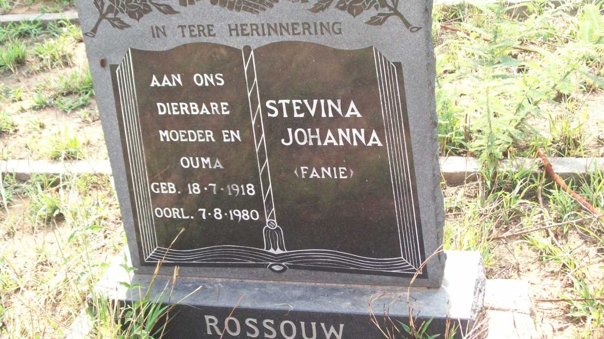ROSSOUW Stevina Johanna 1918-1980