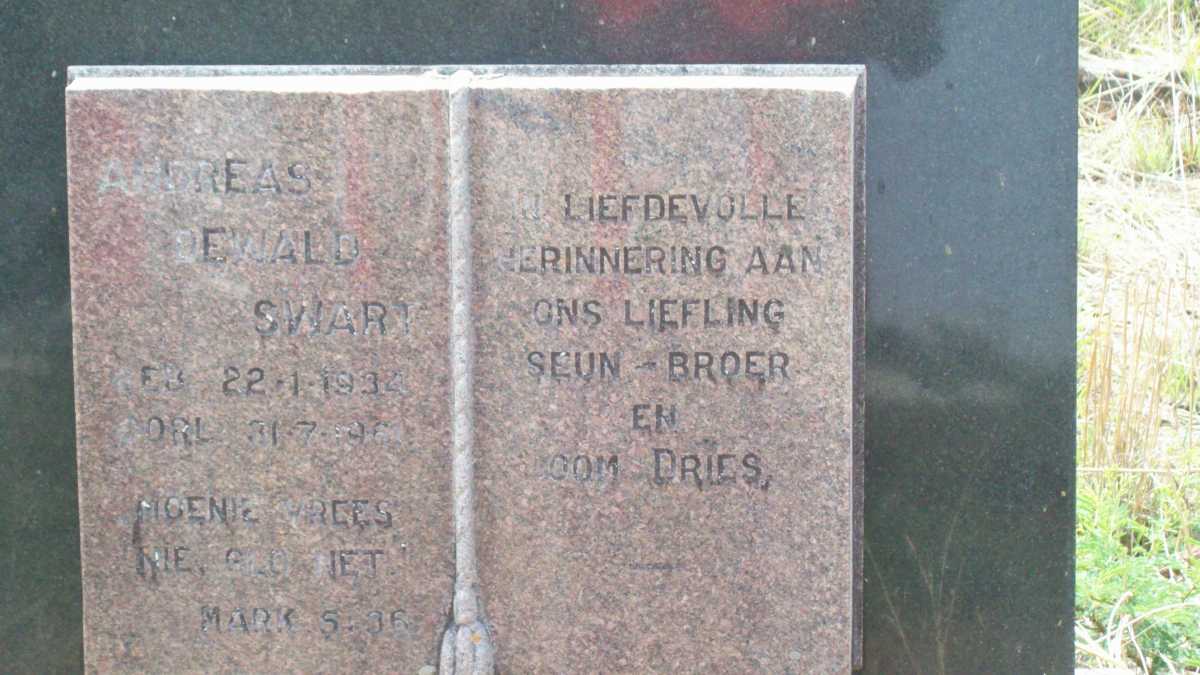 SWART Andreas Dewald 1934-196?