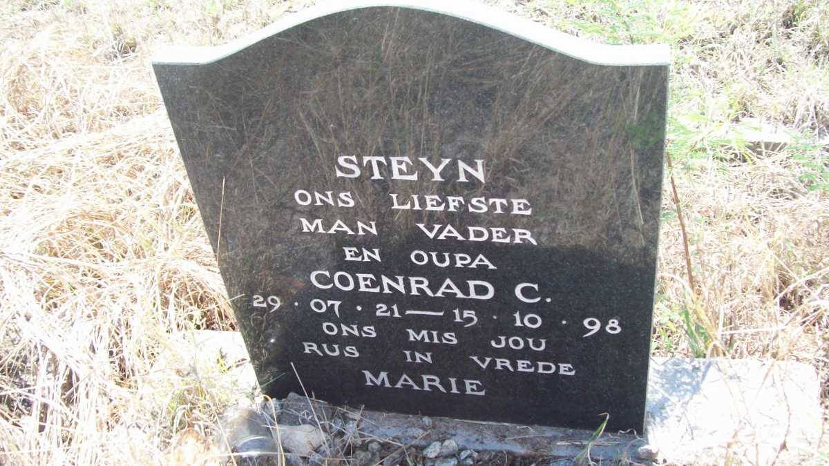 STEYN Coenrad C. 1921-1998
