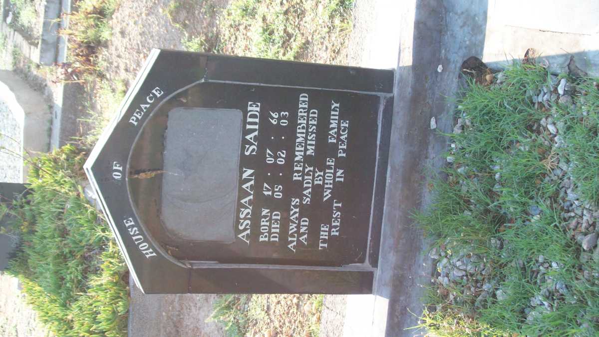 SAIDE Assaan 1966-2003