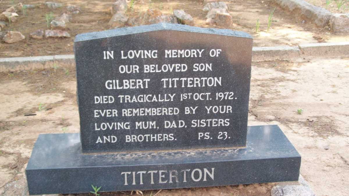 TITTERTON Gilbert -1972