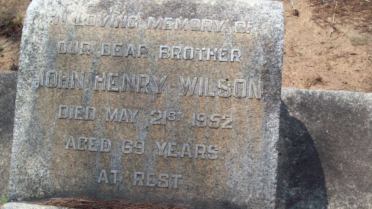WILSON John Henry -1952
