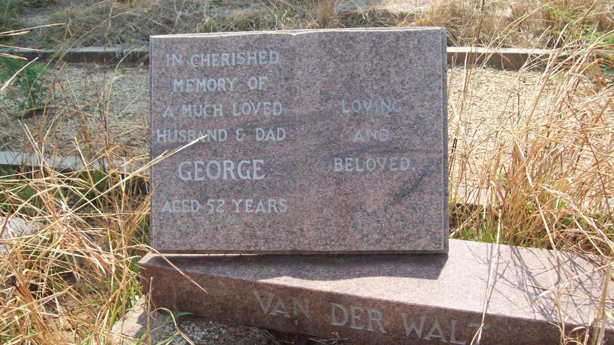 WALT George, van der