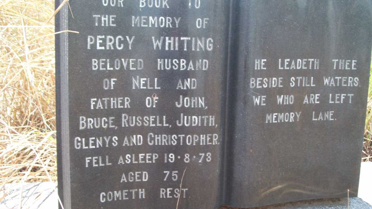 WHITING Percy -1973