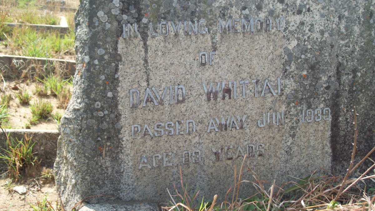 WHITTAL David -1939