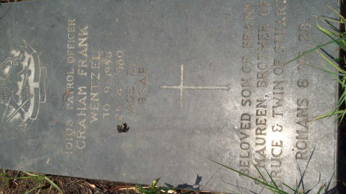 WENTZEL Graham Frank 1958-1980