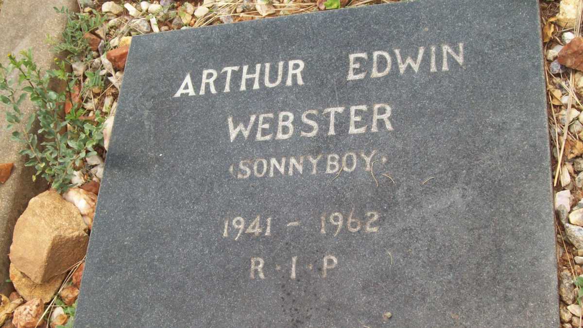 WEBSTER Arthur Edwin 1941-1962