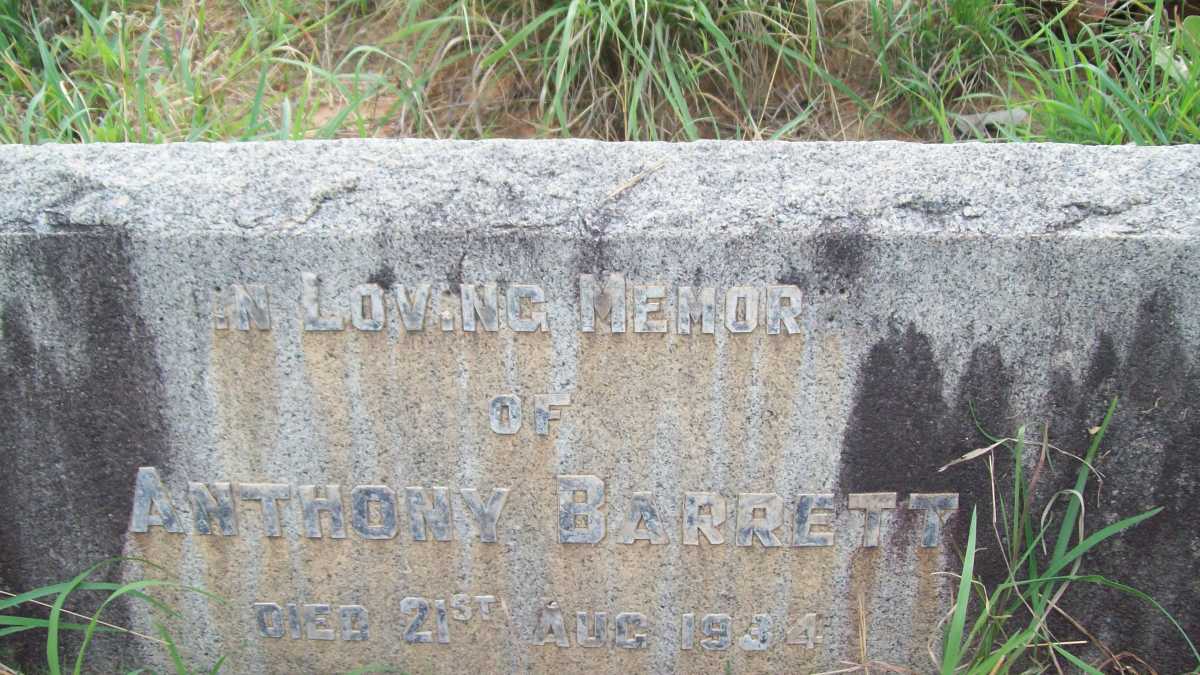 BARRETT Anthony -1934