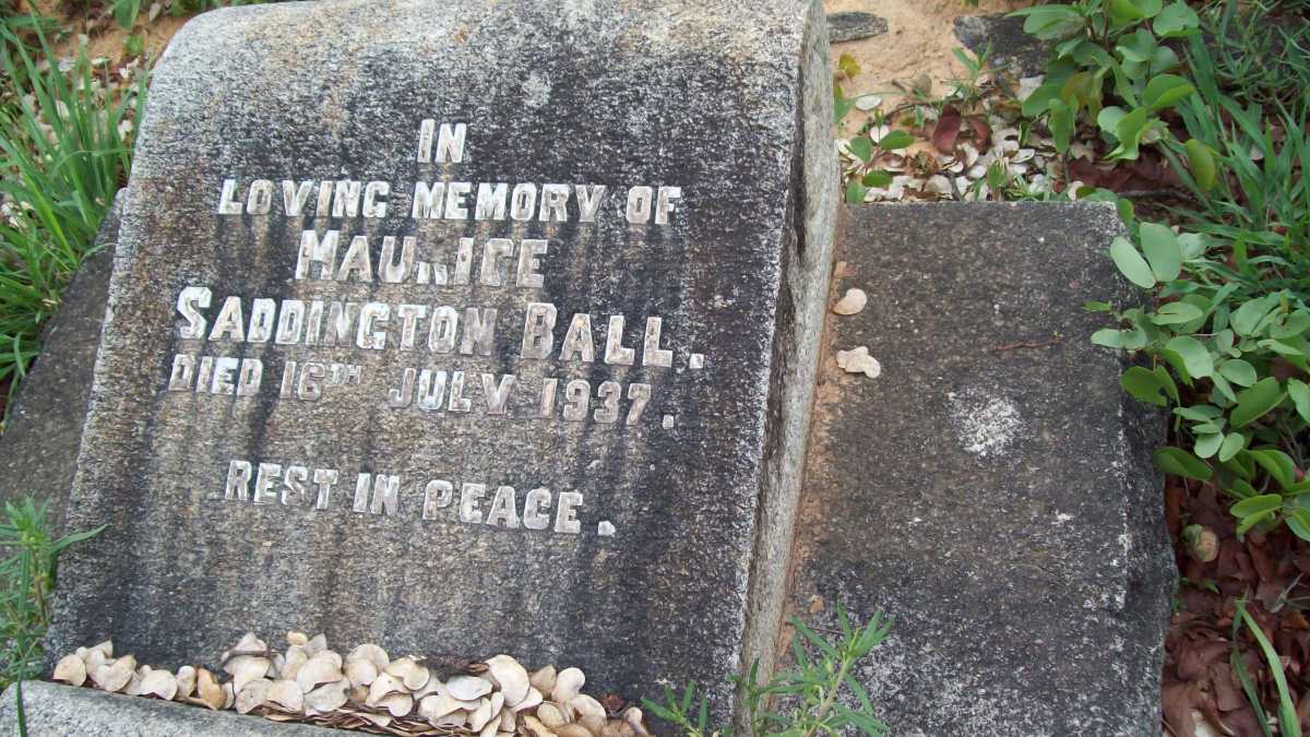 BALL Maurice Saddington -1937