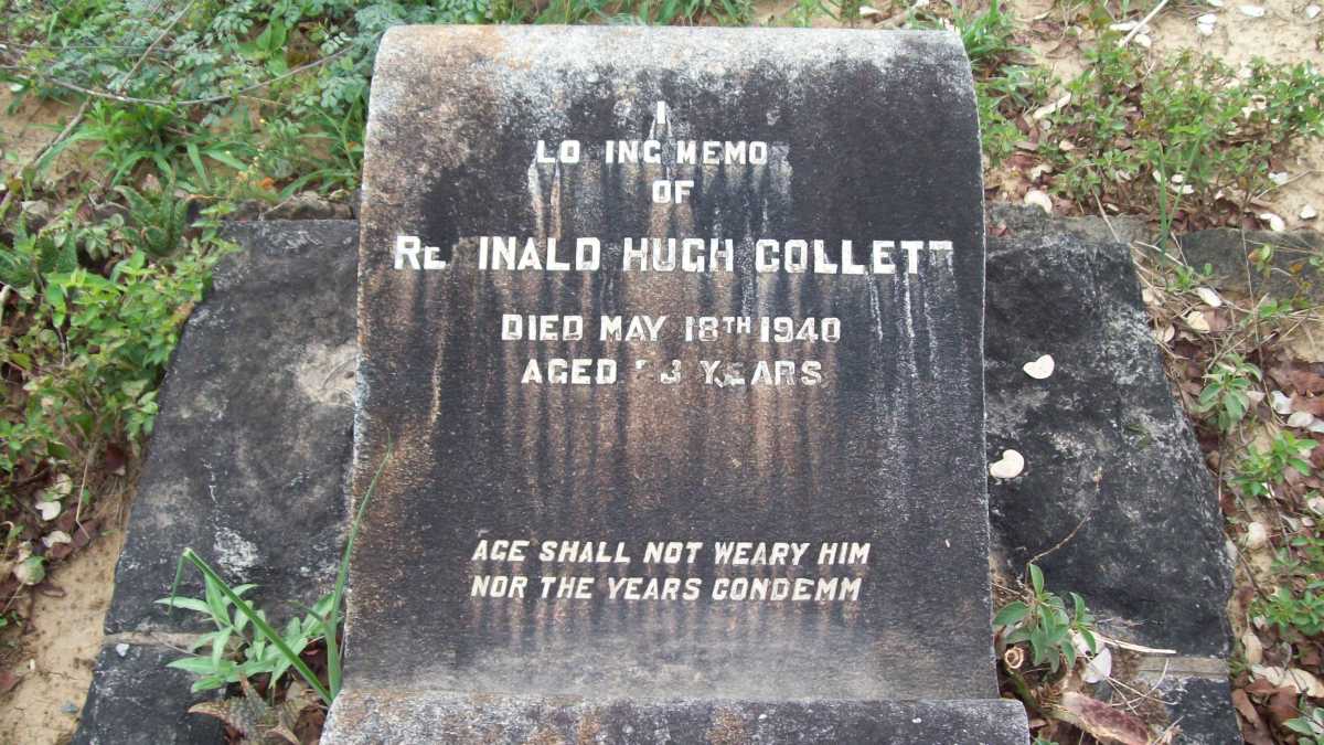 COLLETT Reginald Hugh -1949