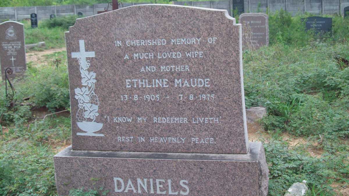 DANIELS Ethline Maude 1905-1975