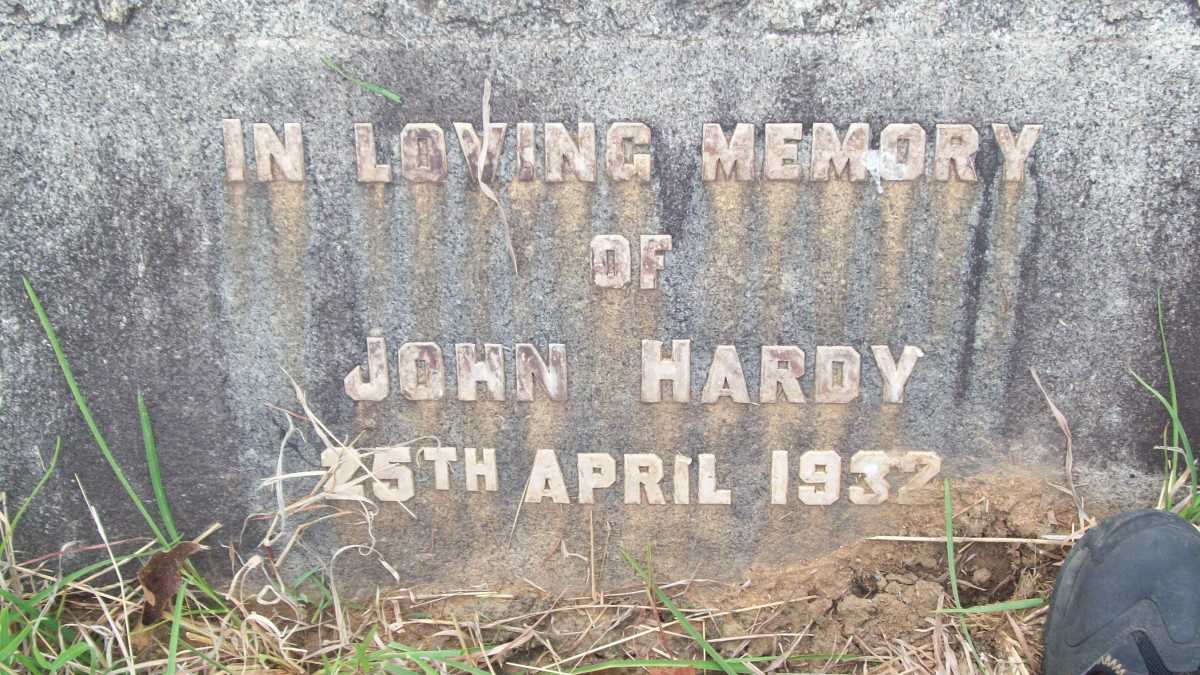 HARDY John -1932