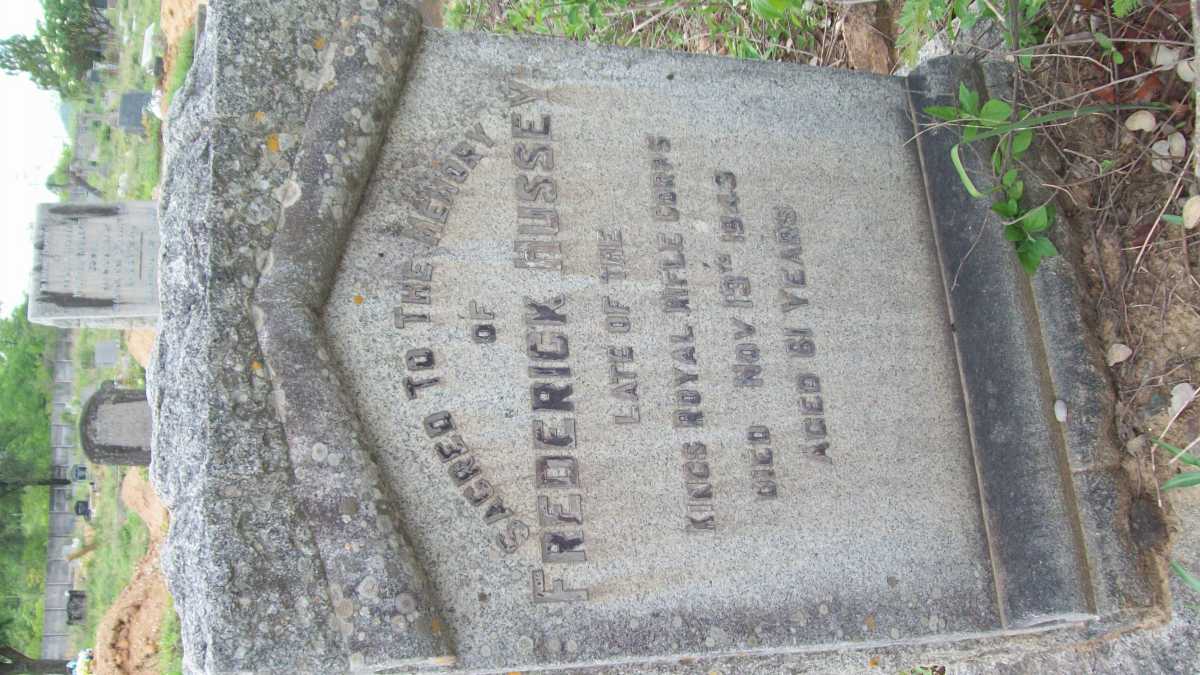HUSSEY Frederick  -194?