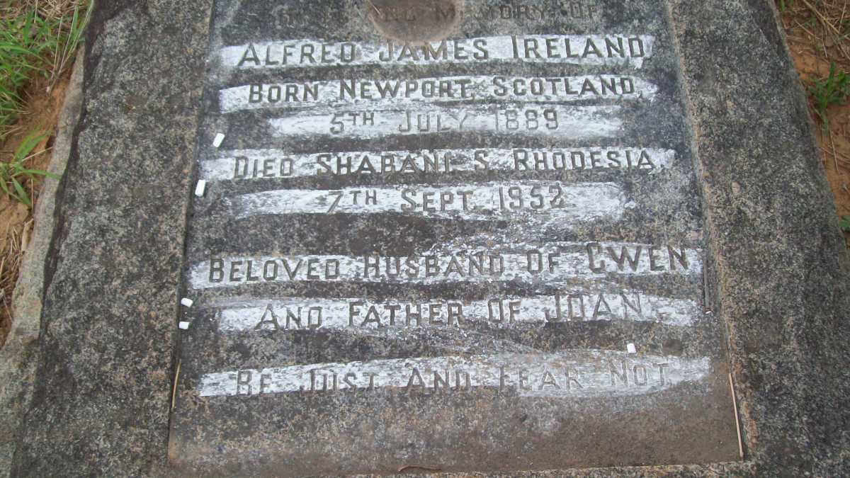 IRELAND Alfred James 1889-1952