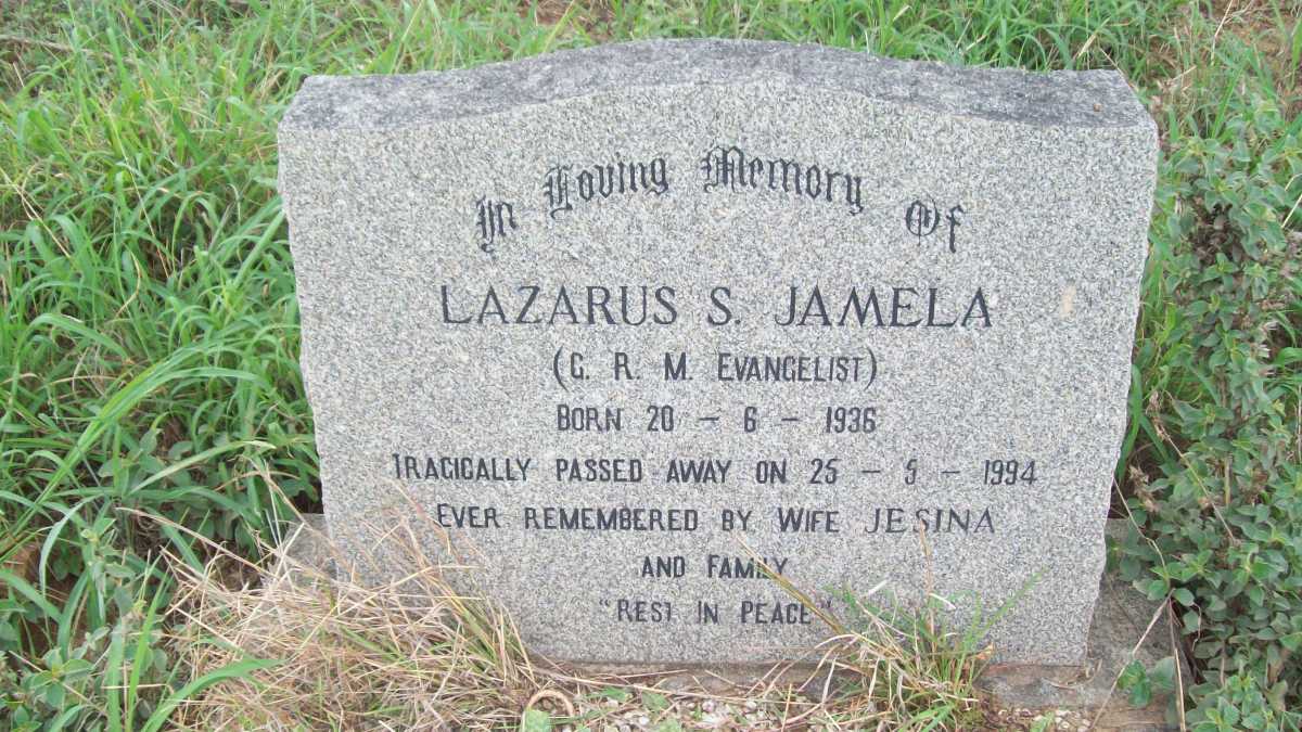 JAMELA Lazarus S 1936-1994