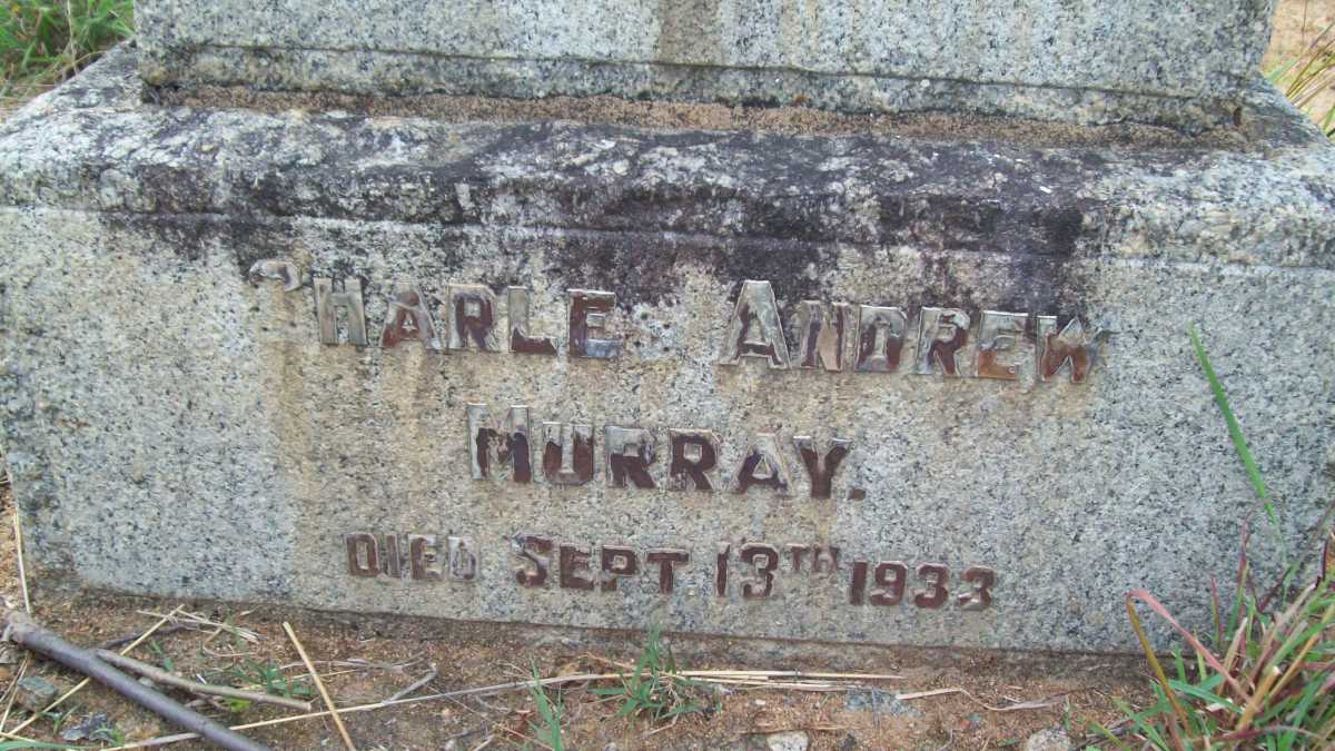 MURRAY Charles Andrew -1933