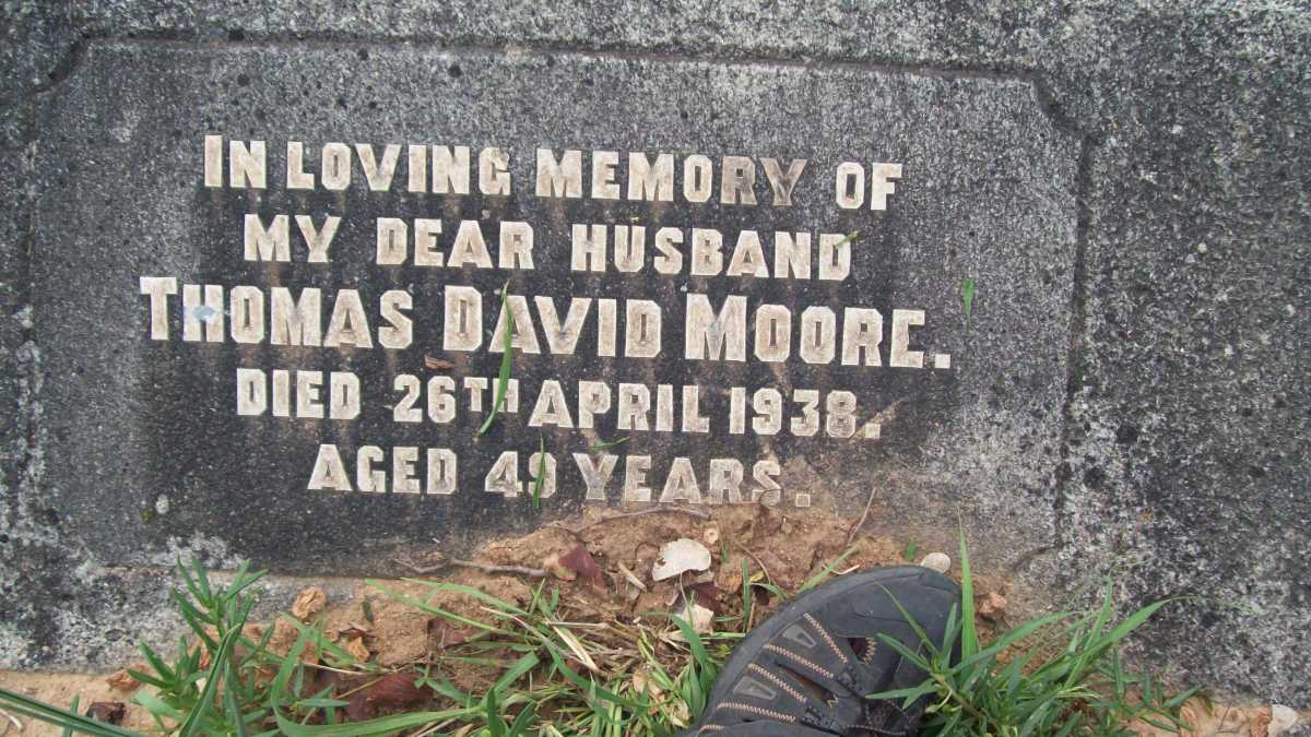 MOORE Thomas David -1938