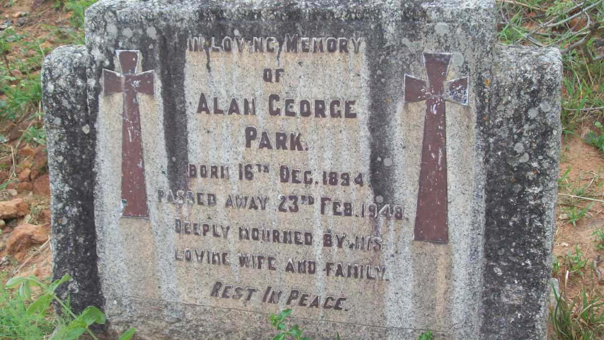 PARK Alan George 1894-1948