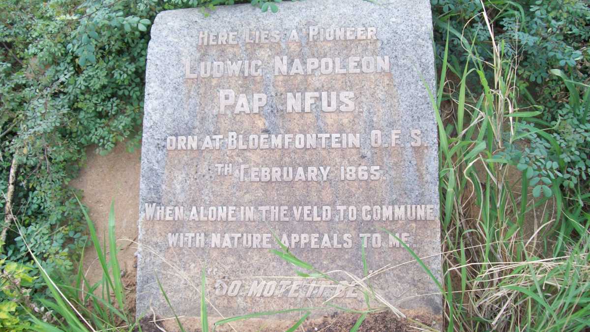 PAPENFUS Ludwig Napoleon 1865-
