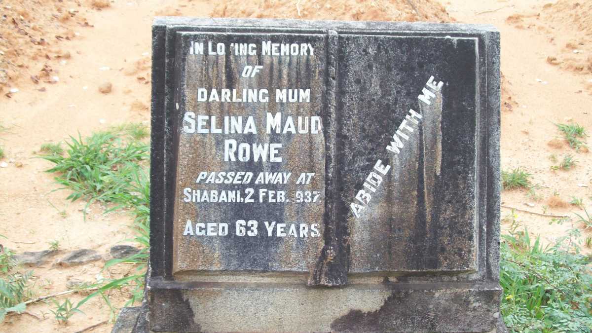 ROWE Selina Maud -1937