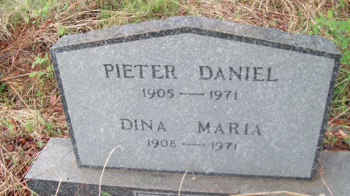 MALAN Pieter Daniel 1905-1971 &amp; Dina Maria 1908-1971