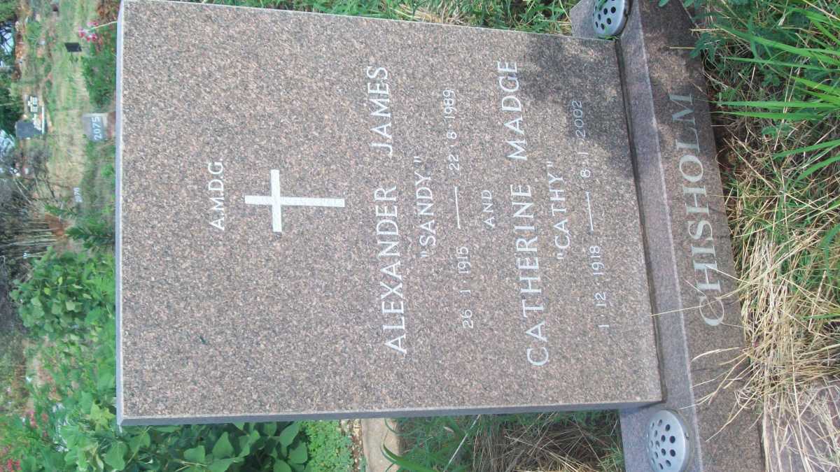 CHISHOLM Alexander James 1915-1989 &amp; Catherin Madge 1918-2002