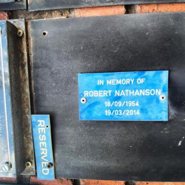 NATHANSON Robert 1954-2014