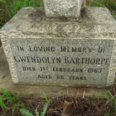 BARTHORPE Gwendolyn -1963