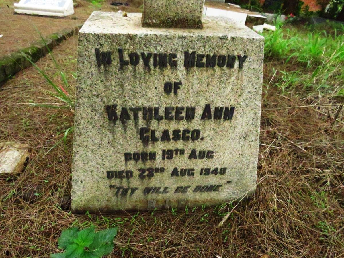 GLASGO Kathleen Ann 1948-1948