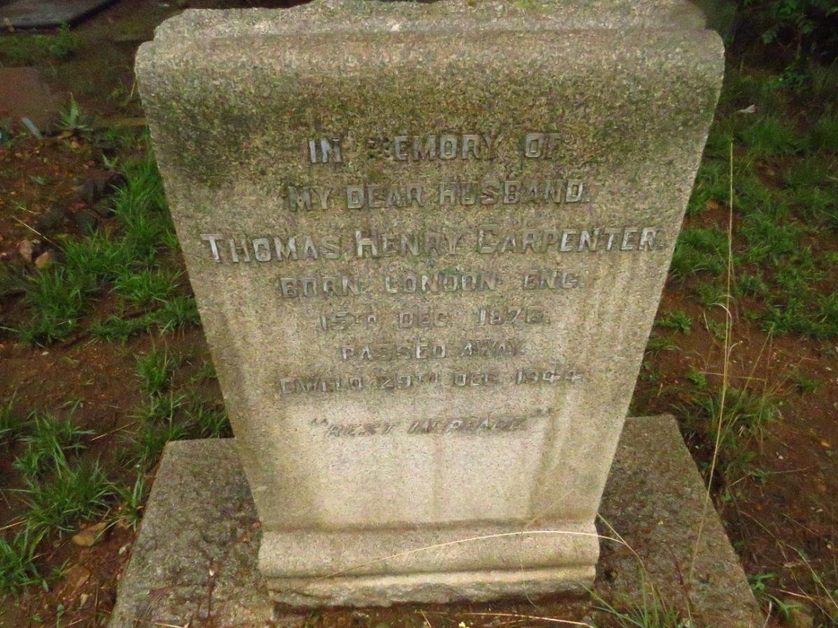 CARPENTER Thomas Henry 1876-1944