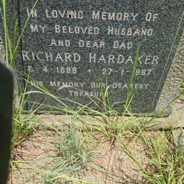 HARDAKER Richard 1899-1967