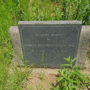FARR Charles Alexander Clarke 1895-1949