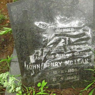 MCLEAN John Henry 1899-1959