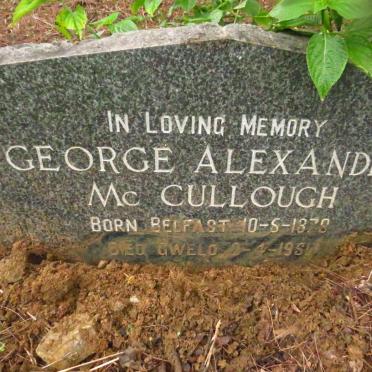 MCCULLOCH George Alexander 1878-1951
