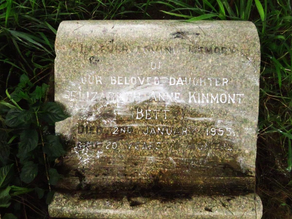 KINMONT Elizabeth Anne -1955