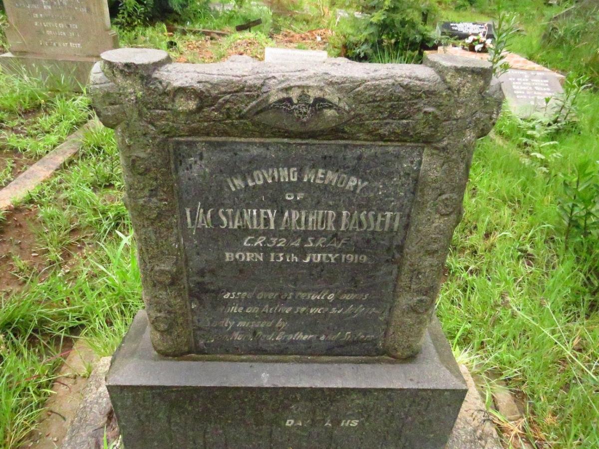 BASSETT Stanley Arthur 1919-