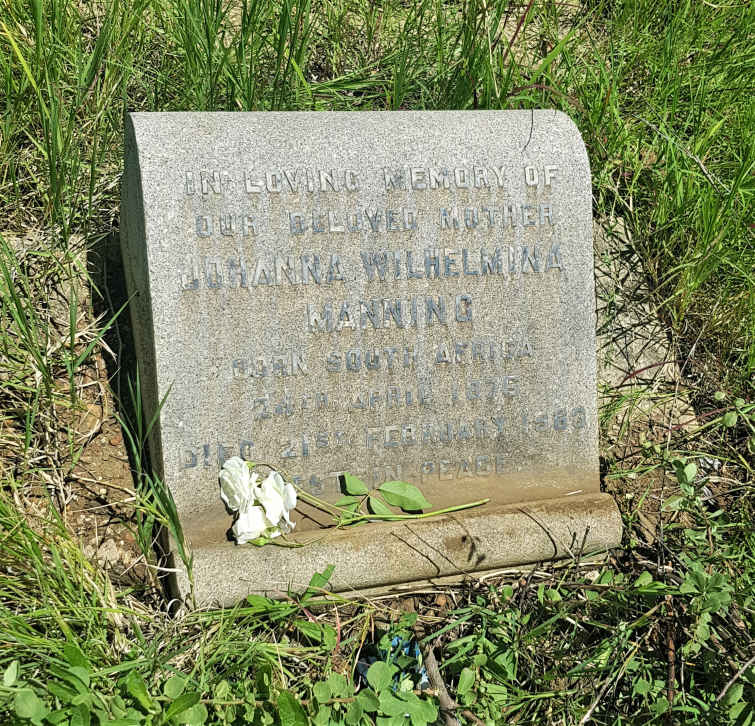 MANNING Johanna Wilhelmina 1876-1963