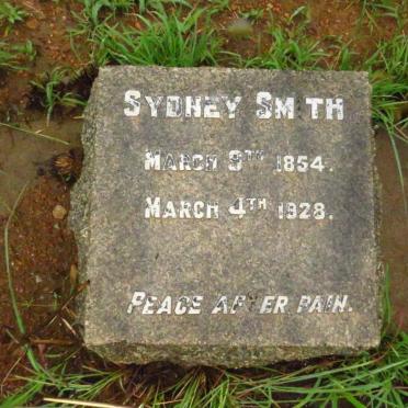 SMITH Sydney 1854-1928