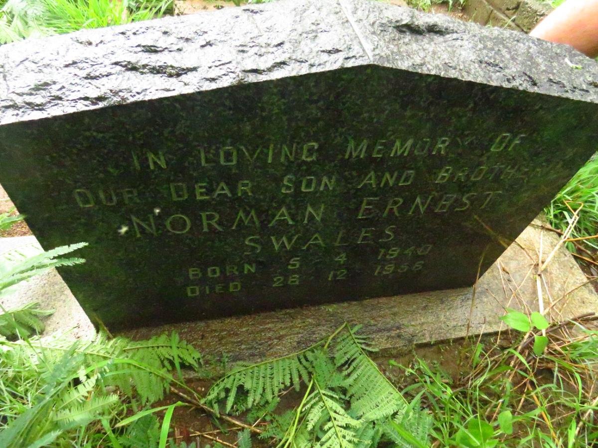 SWALES Norman Ernest 1940-1956
