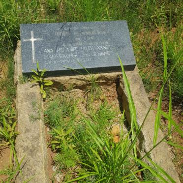 MANSBACHER Fred 1903-1978 &amp; Ruth Annette LE HANE 1915-2017