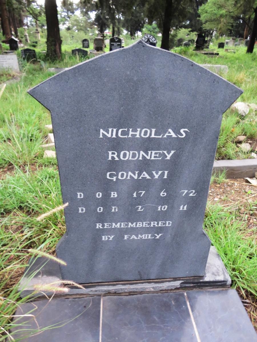 GONAVI Nicholas Rodney ??72-??11