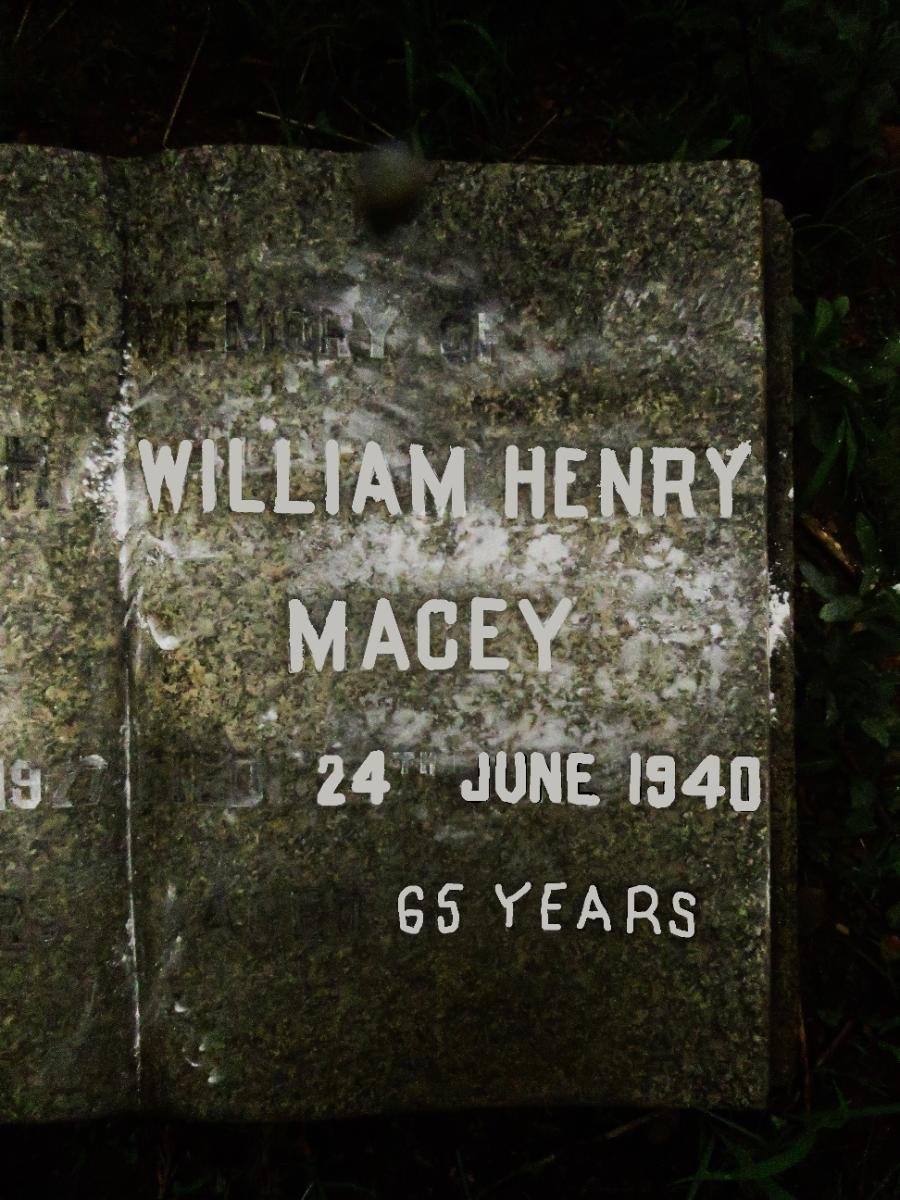 MACEY William Henry -1940 & Emily Edith -1927_1