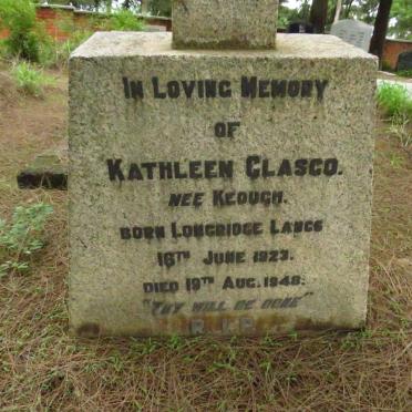 GLASCO Kathleen nee KEOUGH 1923-1948