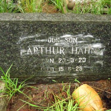 HAHN Arthur 1923-1929