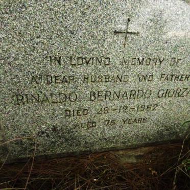 GIORZA Rinaldo Bernardo -1962