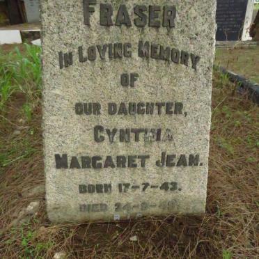 FRASER Cynthia Margaret Jean 1943-1949