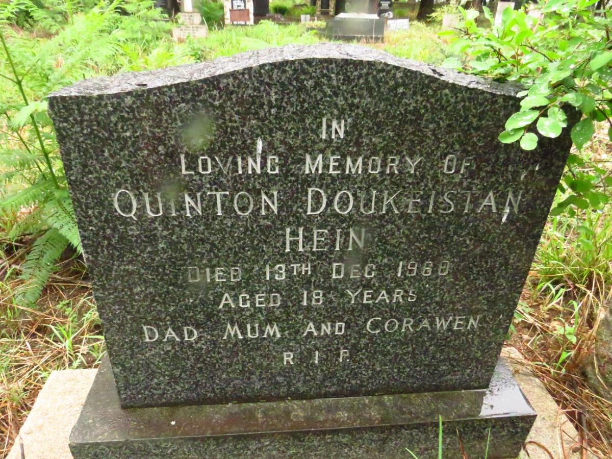 HEIN Quinton Doukeistan -1960