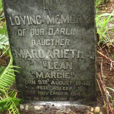 MCLEAN Margarietha 1940-1944