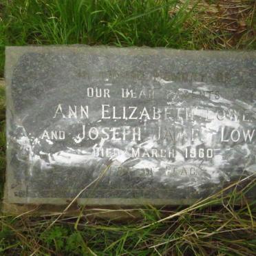 LOWE Joseph James -1960 & Ann Elizabeth -1960