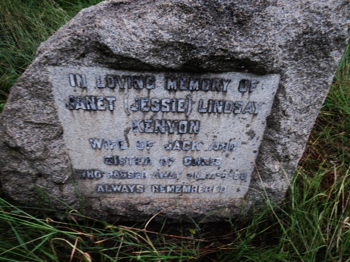 KENYON Janet Lindsay -1958